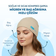 Jel Kompres Şapka - Soğuk ve Sıcak Kompres Başlığı